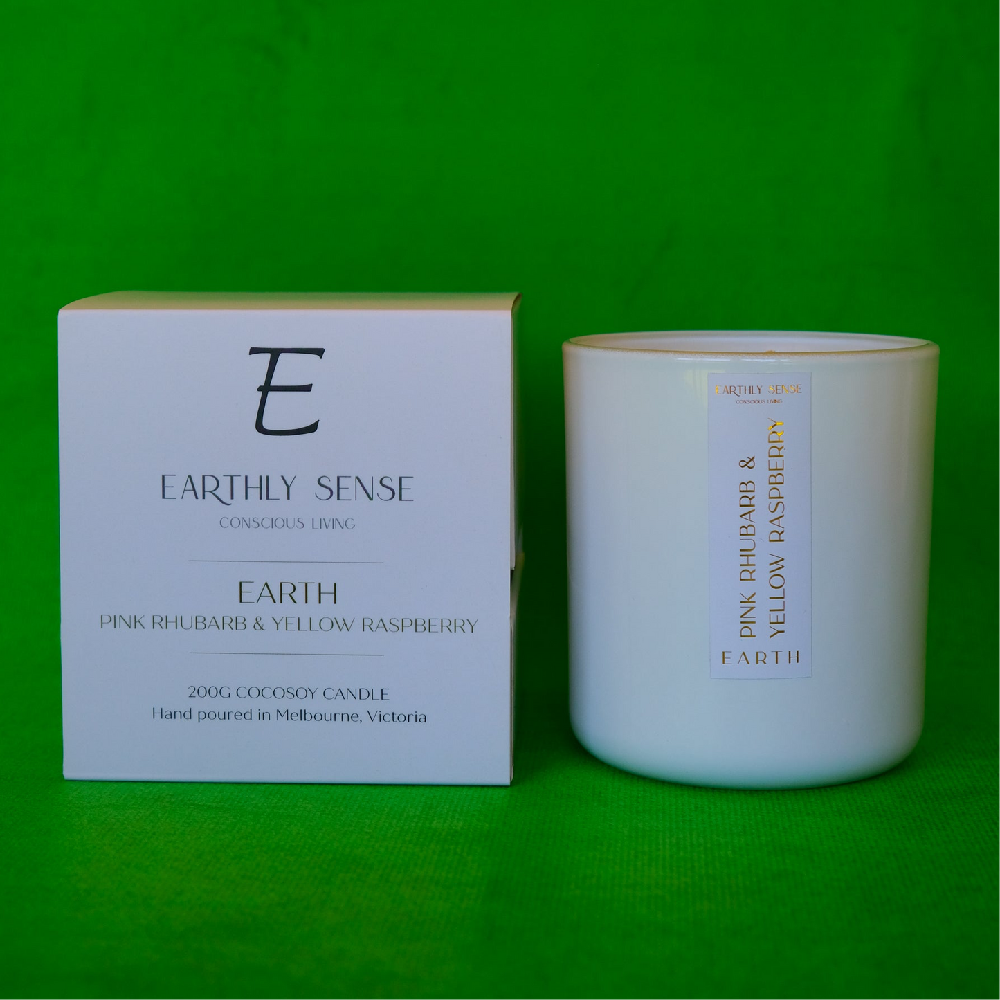 EARTH - Pink Rhubarb & Yellow Raspberry 200g